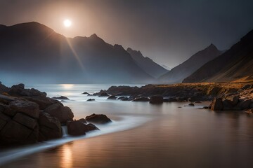 sunrise over the sea