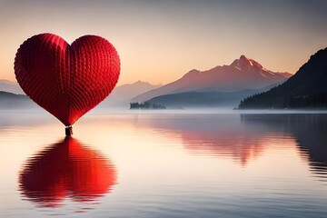 heart on the lake
