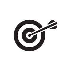 Target, aim, goal icon. Idea concept, perfect hit, winner icon