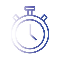 Game Sport Time Gradient Line Icon