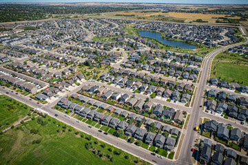 Aerial Majesty: Stonebridge, Saskatoon, Saskatchewan Expanse