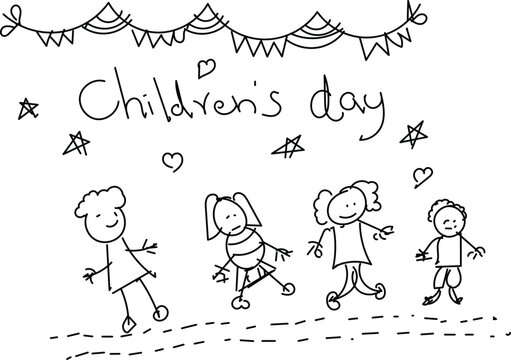 Childrens Day Drawing png download - 512*512 - Free Transparent Child png  Download. - CleanPNG / KissPNG