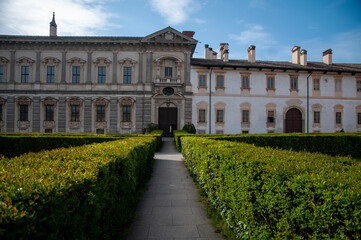 Certosa di Pavia and its courtyards