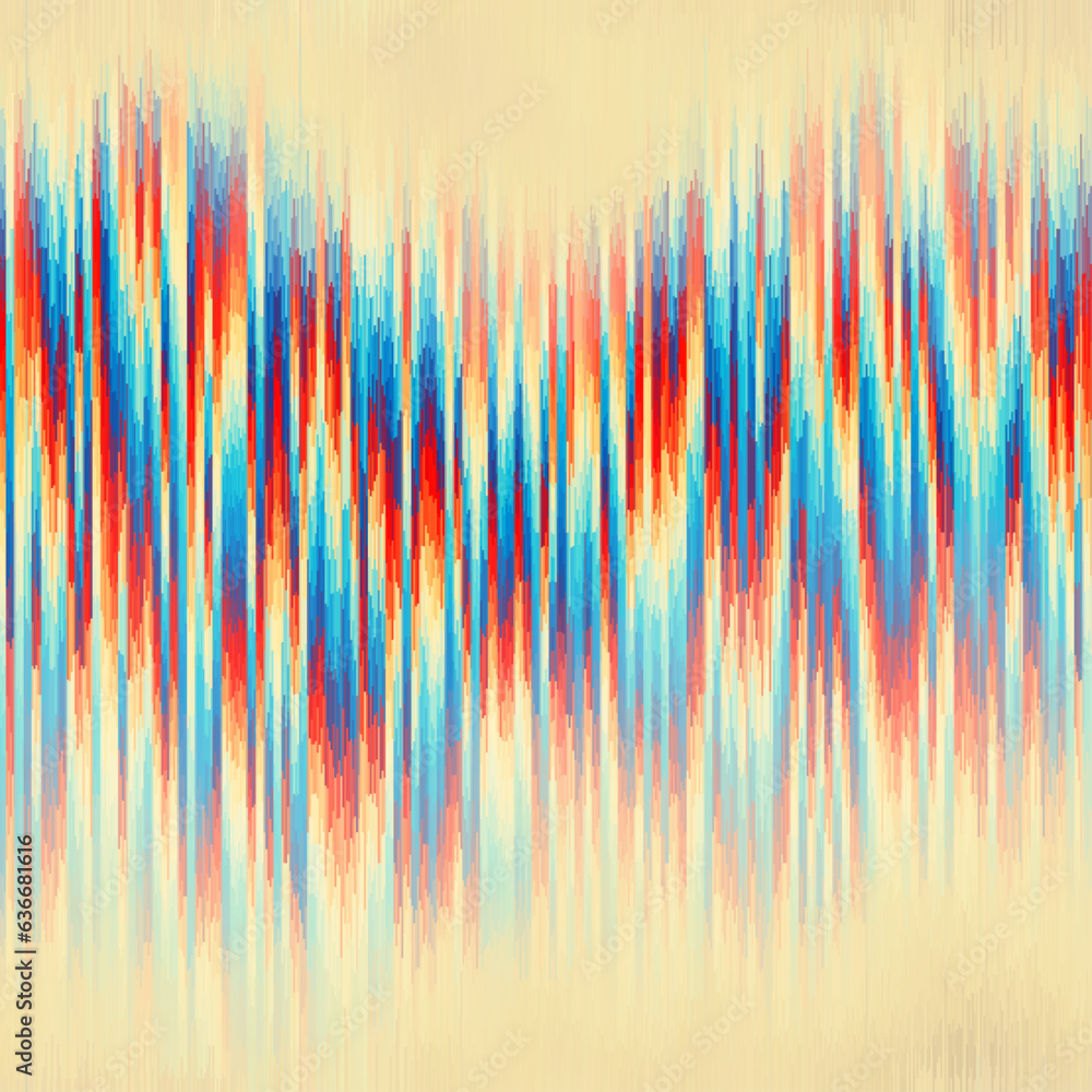 Aufkleber Vector image with imitation of grunge melange lines texture. Seamless image