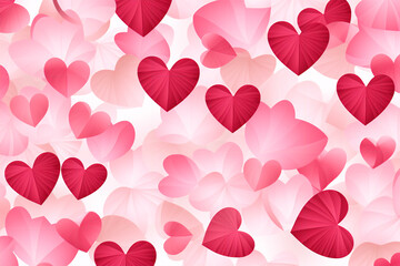 Pattern of hearts for Valentine's Day. Background, wallpaper