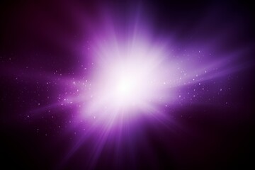 vibrant purple light with sparkling stars in a cosmic background