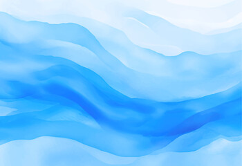 青色の水彩テクスチャ背景