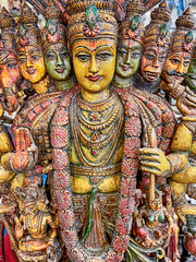 Vishnu With Several Incarnations