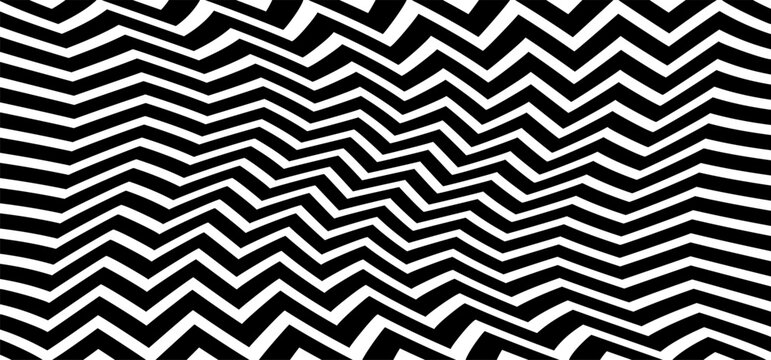 Black chevron pattern background. Vector classic chevrons vintage design. Geometric seamless memphis elements. Zigzag or zig zag line, herringbone textures. Retro pop art 80 70 years style