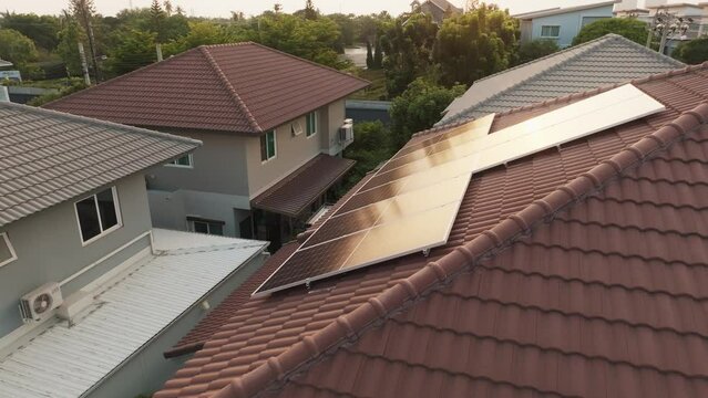 Go green save the planet earth net zero low CO2 emission cost reduce. Internet of things smart home future eco friendly life using IOT panels cells grid sun light hybrid inverter electric power supply