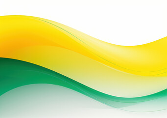 緑色の波型幾何学抽象背景