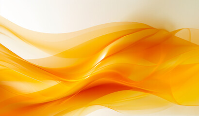 オレンジ色の波型幾何学抽象背景 - obrazy, fototapety, plakaty