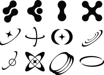 y2k icon vector retro style for desain © Rifky