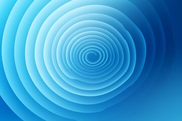 a vibrant blue background with a mesmerizing circular design