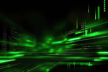 Futuristic abstract background with glowing neon lines 