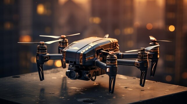 Unmanned and unstoppable, a drone takes on the responsibility of cargo transportation, marking a paradigm shift in the world of delivery services.