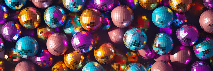 disco ball close up party pattern