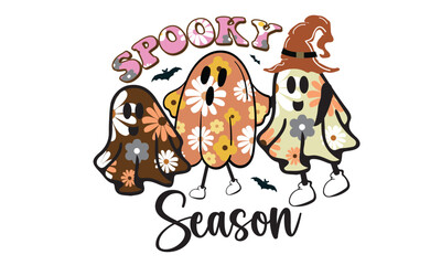 Spooky Season Sublimation T-Shirt Design