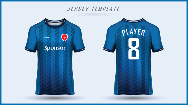 Soccer jersey design for sublimation