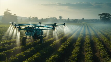 A new era of sustainable agriculture dawns as drones, guided by generative AI prowess, take on the responsibility of watering fields to perfection.