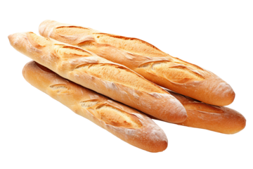 baguette isolated on white background PNG