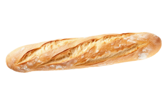 baguette isolated on white background PNG