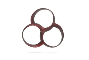 3D illustration of toroidal drone propeller isolated on white background © Ildar