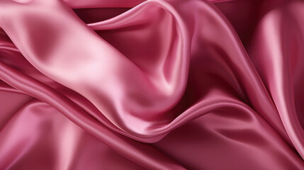 Obraz premium Smooth elegant pink silk or satin texture can use as background