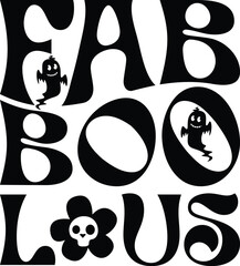 Retro Halloween Quote, Spooky Season, Hippie Halloween, Witchy, Ghost
, Cute Halloween, Ghost, Boo, Pastel, Halloween T shirt , Trendy Halloween