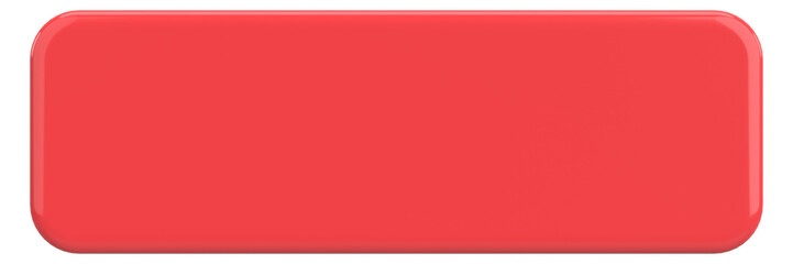 3D button. Empty button. 3D illustration.