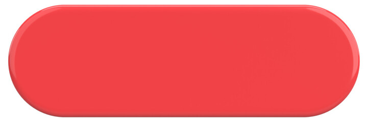 3D button. Empty button. 3D illustration.