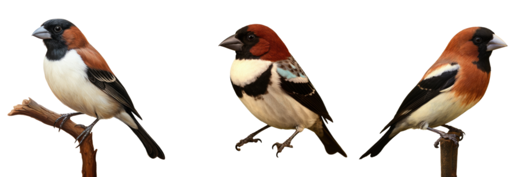 The tricolored munia is found in Maharashtra India