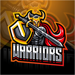 Warriors Clan Mascot Logo Design