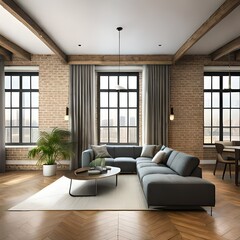 living room interior garneted by AI