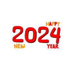 Happy new year 2024 logo