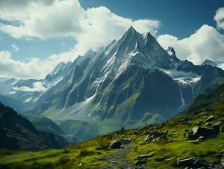 Fototapeta premium landscape in the mountains