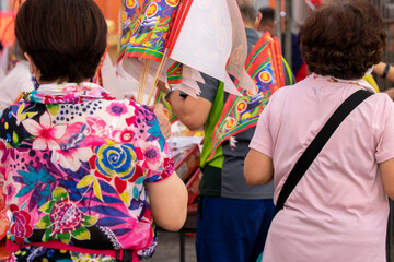 Chinese Ghost Festival, Zhongyuan Purdue, rich, sacrificial offerings, people, big pig.