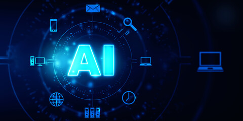 2d rendering Artificial Intelligence (AI) concept