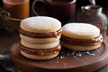 alfajores, south american filled cookies