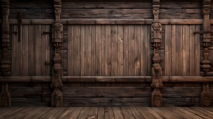 Wood texture background generated with AI