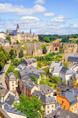 Ausblick über Luxemburg, Luxemburg 