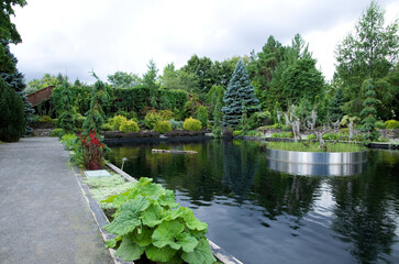 View of a Pond at the Jardin Botanique de Montreal