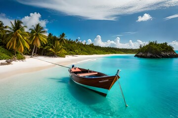 Fototapeta na wymiar Most Beautiful place in Cat Island, Bahamas, Costa Rica. 
