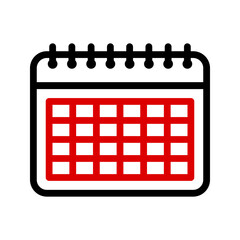 Calendar icon. sign for mobile concept and web design. vector illustration