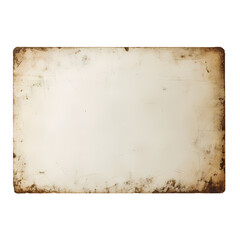 old paper texture, isolated on transparent background
