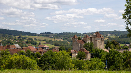 Fototapeta na wymiar CUREMONTE, Corrèze