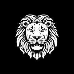Obraz premium Lion - Minimalist and Flat Logo - Vector illustration