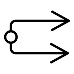 Icon Arrow is an image that shows direction or orientation. This is very helpful in guiding users or making navigation easier on apps and websites. 