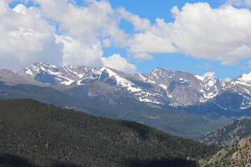 Estes Park Colorado Rocky Mountain Hiking Trial Views