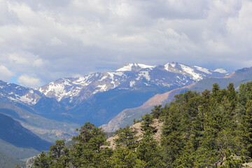 Estes Park Colorado Rocky Mountain Hiking Trial Views
